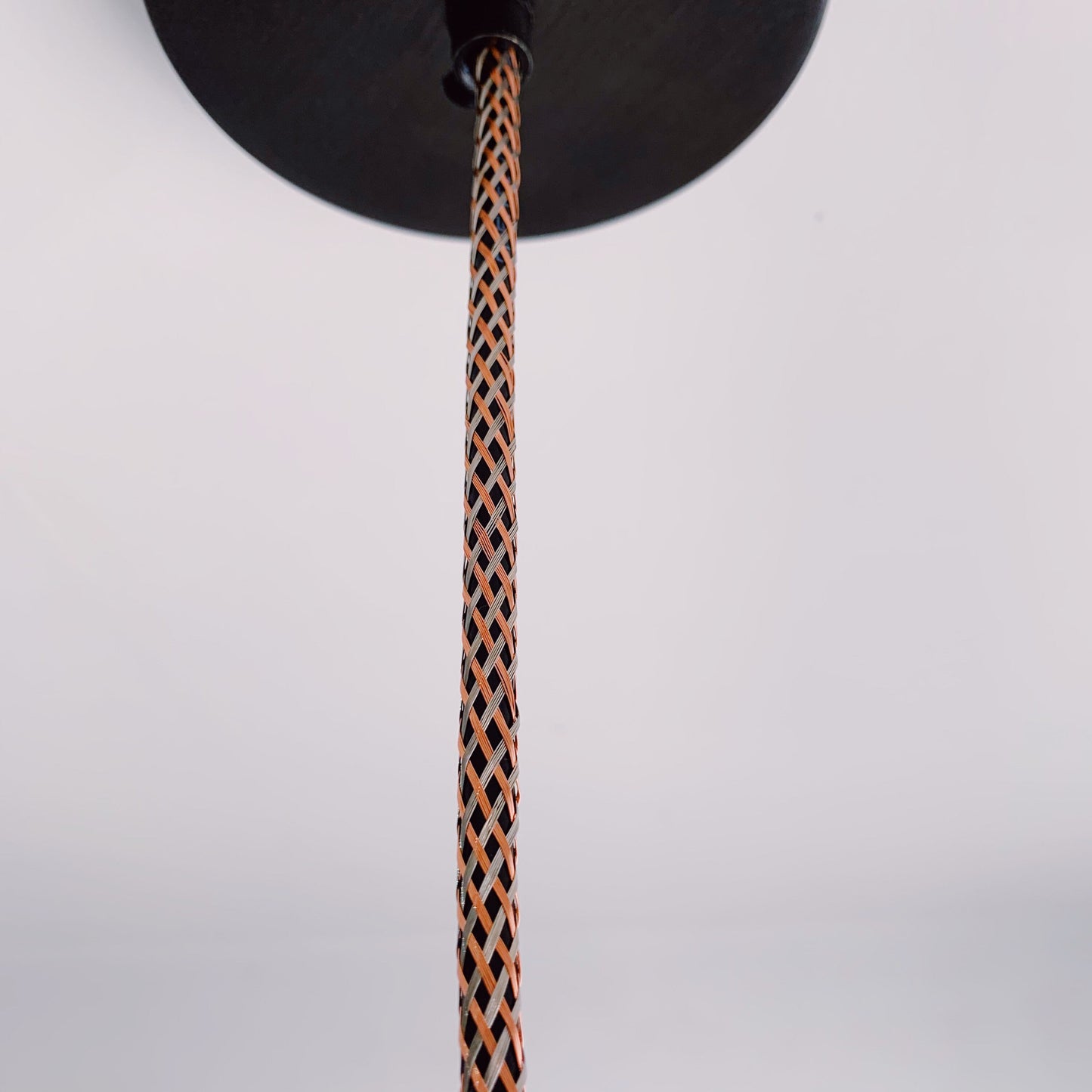 Pewter single drop pendant light (without bulb)